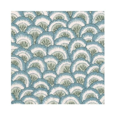 Caspari Paper Luncheon Napkins, Blue Pontchartrain Scallop - 2 Packs (17791L) - Изображение 1 из 3