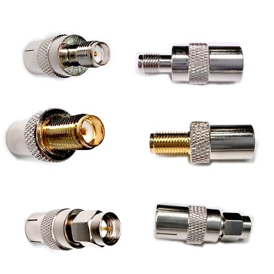 RF Adapter SMA Male Plug Female to TV Male Female Jack Straight Connector GL - Image 1 of 4