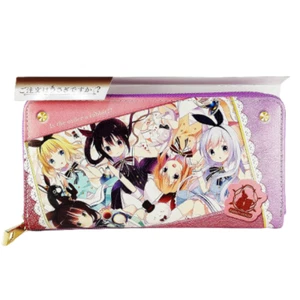 Is The Order a Rabbit? Prize Zipper Wallet Chino Sharo Cocoa Rize Chiya - Picture 1 of 5