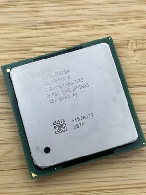 Intel Celeron D 2.26 GHZ CPU Processor D SL8HH SL93Q 2.26GHz 256c /533 FSB 478 - Image 1 of 4