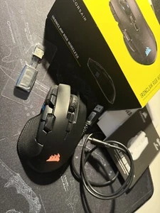 ✮ CORSAIR IRONCLAW, RGB-Gaming-Maus, kabellos Gaming Maus, Schwarz 18.000 DPI ✮ - Afbeelding 1 van 5