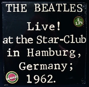 THE BEATLES LIVE! GERMANY 1962~Sealed Double Album~BELLAPHON~German Import - Picture 1 of 2