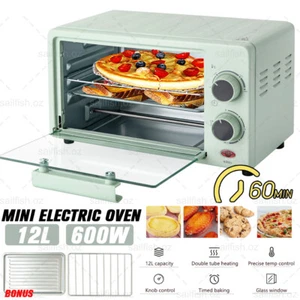 12L Mini Electric Oven Roast Grill Toaster Cake Bread BakingMachine Pastry Maker - Picture 1 of 12