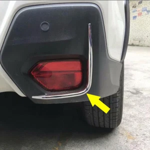 Fits Subaru XV/Crosstrek 2018-2020 Chrome Rear Fog Light Lamp Eyebrow Trim - Picture 1 of 10