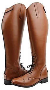 Hispar Damen Damen VICTORY englische Mode Feldstiefel Pferd Reiten Reiten - Bild 1 von 12