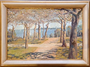 Altes Ölgemälde Bartholomäus Wappmannsberger Chiemseemaler 1894 - 1984 Rahmen - Bild 1 von 6