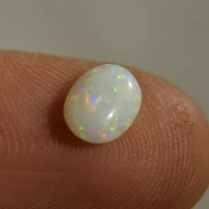  Fire Opal Australian Coober Pedy Solid Natural Opal 0.9 Cts - Imagen 1 de 3