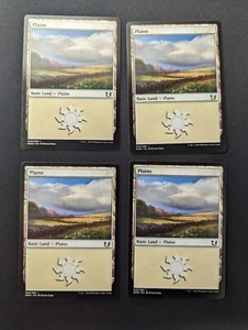 Cubiertas de duelo PLAINS X4 #40 Magic: Blessed vs. Cursed - Imagen 1 de 2