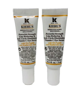 2 X Vitamin C Powerful-Strength Dark Circle Eye Serum 3ml Travel Size NEW - Picture 1 of 6