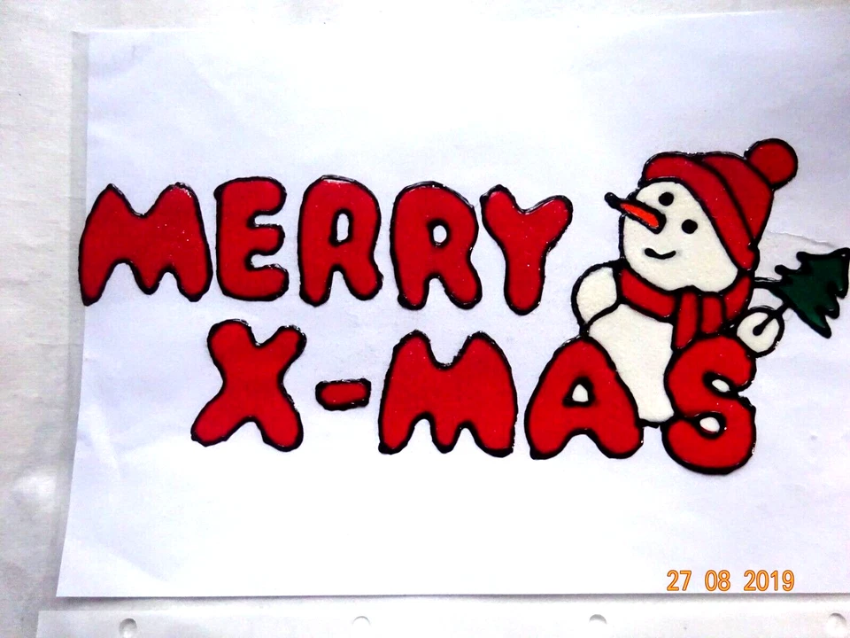 Gabis Window Color Bilder - Deko Weihnachten  - Merry X-Mas - viele Bilder - - Bild 1 von 1