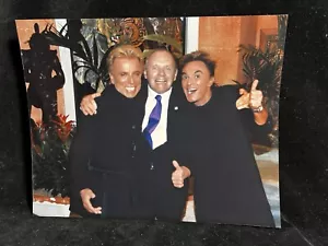 SELTENES SIEGFRIED AND ROY AND HANNIBAL LECTER alias ANTHONY HOPKINS 8""X10"" FOTO - Bild 1 von 6