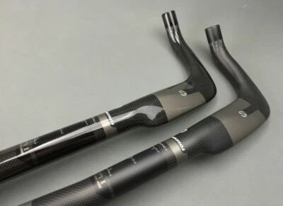 TOSEEK 3K Full Carbon Bullhorn Bar Time Trial Triathlon Bicycle Handlebar 31.8mm - Image 1 of 4