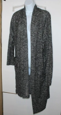 Brittany Black woman’s Black pockets Open cardigan sweater Size large - Image 1 of 2