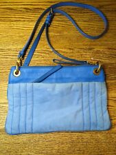 Marc by Marc Jacobs Blue Leather Suede Crossbody Bag