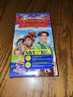 Anastasia Sing Along 1991 All-Time Family Favorites VHS  New - Image 1 of 3