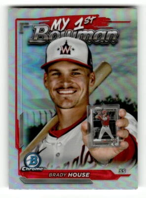 2024 Bowman Chrome My 1st Bowman #M1B-39 Brady House Nationals - Image 1 of 2