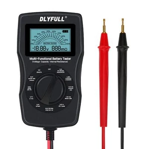 Universal Battery Checker Tester With Leads Lcd Display Battery Capacity Voltage - Picture 1 of 7