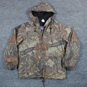 Vintage Walls Jacket L Tall Breathable Water proof Realtree Camo Hooded 12896 - Picture 1 of 10
