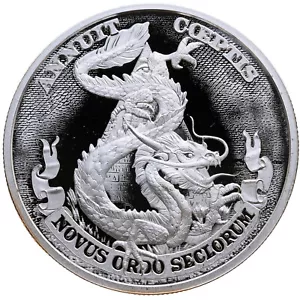 Si1ver Shield 1 Oz Silber 999er "Dollar Dragon" Mintage 1200 Ex - MGM - Bild 1 von 3