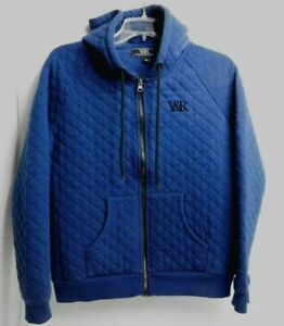 Medium Women's Y&R Young & Reckless Blue Hoodie Jacket