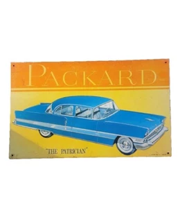 1956 Packard Patrician Metal Sign Automobile Advertisement Sign, 9.5” x 16.25” - Picture 1 of 6