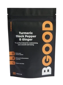 Turmeric Black Pepper & Ginger 2600mg Strength Capsules 3 Month supply UK MADE - Picture 1 of 6