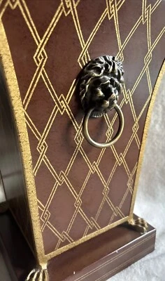 Vintage Asian Lion Tin Lamp 1999 No Shade - Image 1 of 4