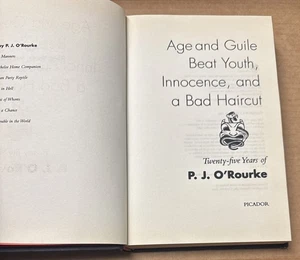Age and Guile : Beat Youth, Innocence & a Bad Haircut by P. J. O'Rourke (GOOD) - Foto 1 di 24