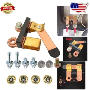 Car Boat RV 600A Momentary Side Post Battery Disconnect Switch, Heavy Duty Brass - Foto 1 di 10
