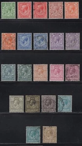 WC1_34387 M. GROSSBRITANNIEN. Seltener & bunter Satz 1912-13. Sc.159-172. MH-MLH / Gebraucht - Bild 1 von 1