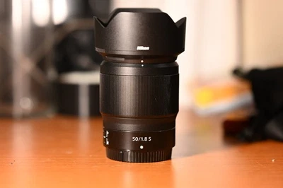 Nikon NIKKOR Z 50mm f/1.8 S Lens for Z Mount w/ Lens Hood - Image 1 of 4