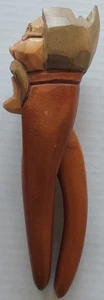 Vintage Hand-Carved Wooden Nutcracker Black Forest Folk Art Hand Crafted - Picture 1 of 7