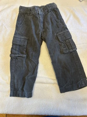 Hannah Anderson Grey Size 4 Corduroy Cargo Pants - Image 1 of 4