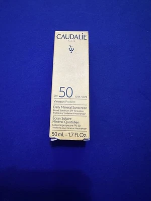 Caudalie Vinosun Protect Daily Mineral Sunscreen SPF50-50 mL Exp 01/2028 - Image 1 of 2