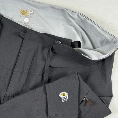 Pantalones de senderismo convertibles Mountain Hardwear para mujer talla 14 negros al aire libre con cremallera Foto 1 de 4