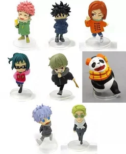 Jujutsu Kaisen Trading Collection Mini Figures Expo Seaside Set of 8 - Picture 1 of 1