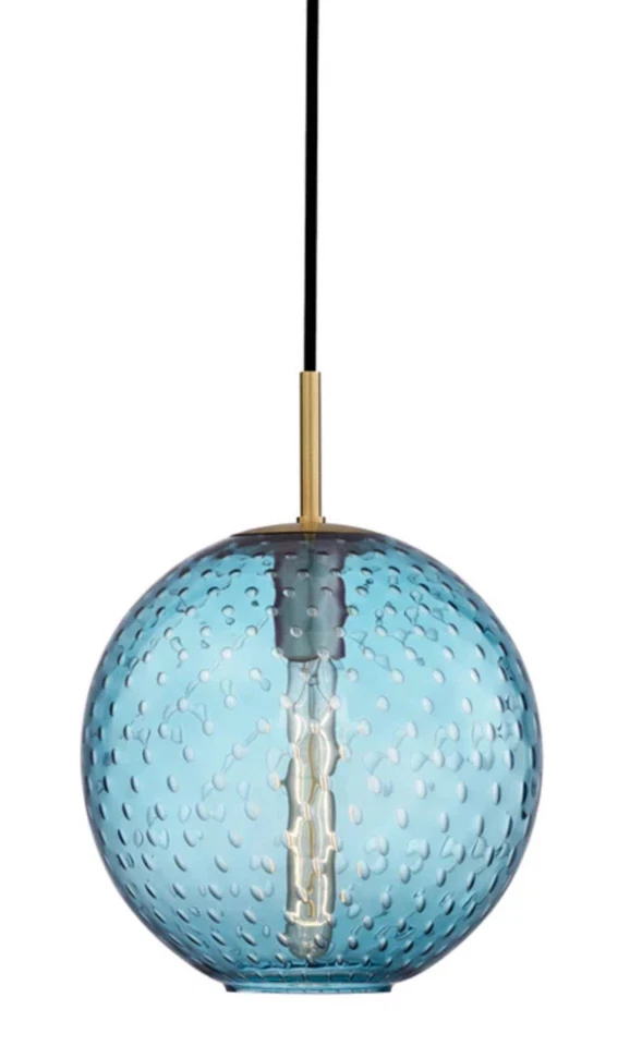 Hudson Valley - Colgante Rousseau Azul 11.25 Acabado Cromo Nuevo en Caja. Envío gratis Foto 1 de 2