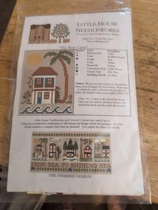 Little House Needleworks- Sea to Shining Sea Charts w/Threads. All 5 & Border - Picture 1 of 6