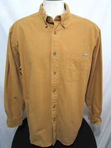 Woolrich hellbraunes Langarm Flanellhemd mit Knopfleiste Herren XL - Bild 1 von 7