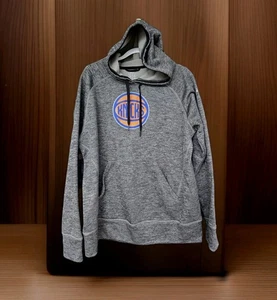 New York Knicks NBA Herren Adidas Climawarm Hoodie Sweatshirt grau 2XL meliert - Bild 1 von 12