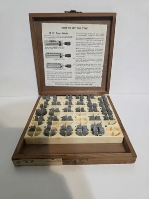 Máquina de estampado en caliente KINGSLEY 36 piezas RMS tipo siglo XVIII con signos del zodiaco Foto 1 de 4