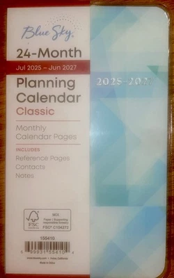 2025-2027 Blue Sky Jessamine Monthly Planner (3.625" x 6.125") - Image 1 of 4