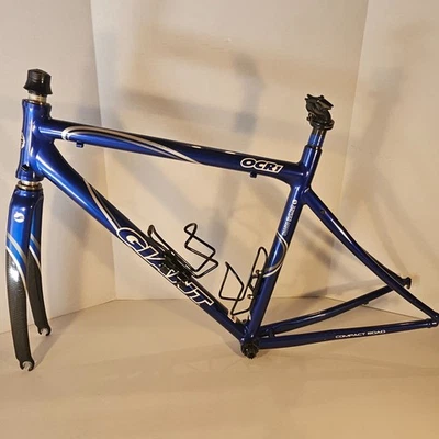 Road Bike Giant OCR 1 Aluxx Butted 6000 Series Carbon Fiber Fork Frame 16in 41c - Image 1 of 4