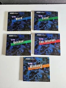 5 Video Professor Lessons- 15 CDs - Excel, Word, Internet, Quicken, Windows XP - Picture 1 of 8