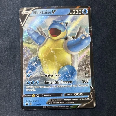Blastoise V SWSH101 SWSH: Sword & Shield Promo Cards Holo - Image 1 of 2