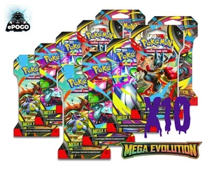 (Lot of 10) Mega Evolution Sleeved Booster Pack x10 NEW/SEALED SHIPPED TODAY! - Picture 1 of 1