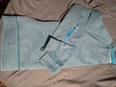 Мальчики большой чемпион Crewneck свитер синий и серый Duo-Dry - Изображение 1 из 2