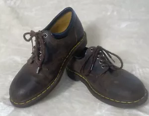 Scarpe stringate Oxford DR. Doc MARTENS uomo taglia 10 M pelle marrone 11849 - Foto 1 di 13