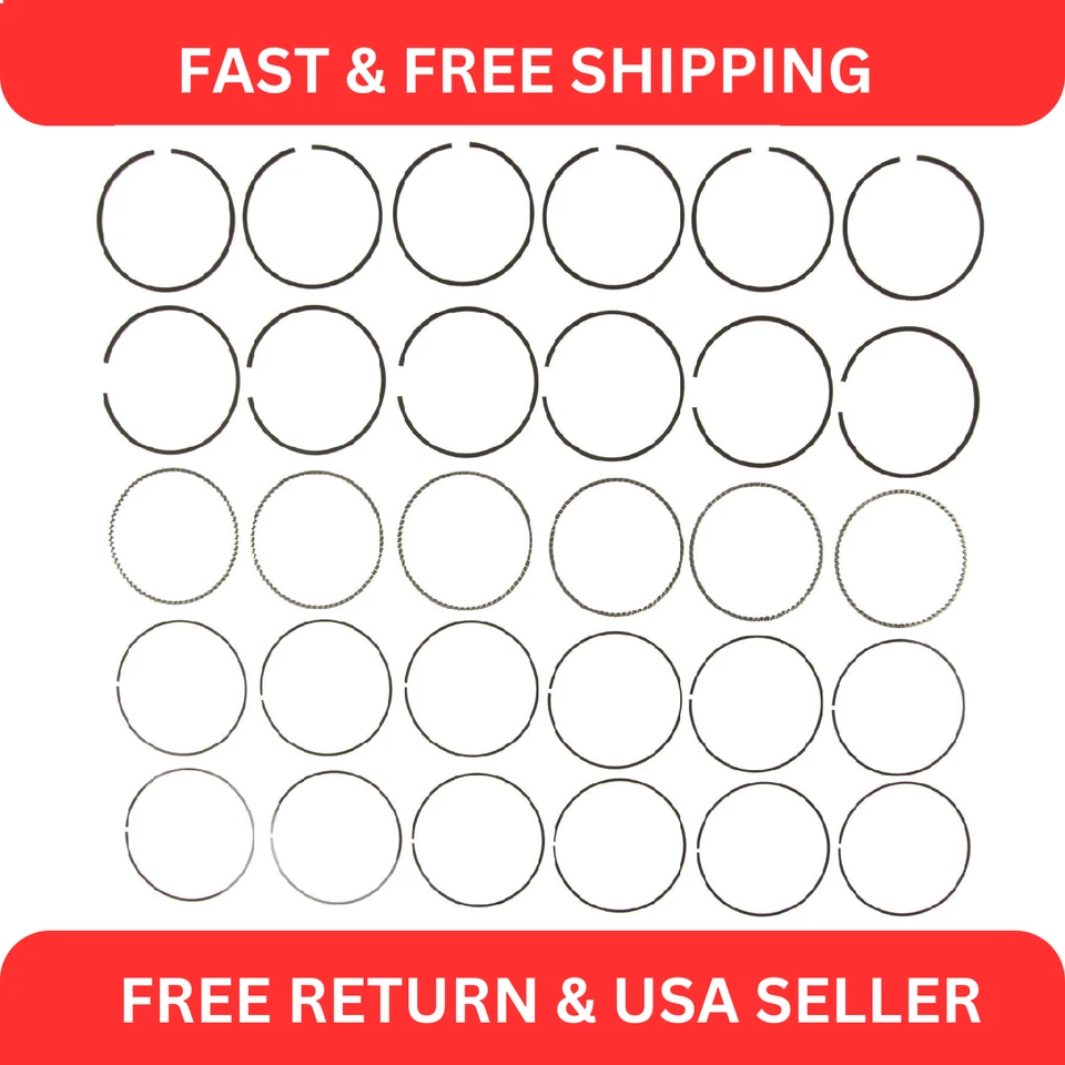 Juego de anillos de pistón de motor MAHLE 51786CP Foto 1 de 2