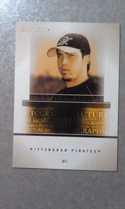 Sean Burnett Pirates 2005 Skybox Autographics Future Signs WHITE PROOF ODDBALL - Picture 1 of 3